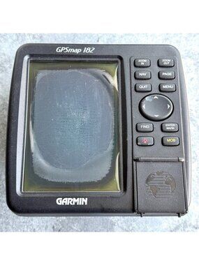 Garmin GPSMAP 182 Marine Chartplotter Fish Finder GPS Unit UNTESTED For Parts